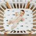 Burbuja 28 52 Christmas Tree Crib Sheet for Boys Girls, Fitted Crib Sheet x in for Standard Crib & Toddler Bed