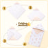 Miracle Baby 35.4"x35.4" Car Seat Swaddle Blanket for Babies, Waffle Carseat Swaddle Blanket for Infants Newborn