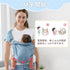 vrbabies (Rainbow-2) Double Ring Sling Baby Carrier for Newborn to Toddler,Adjustable Muslin Infant Wearing Wraps