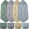 VitalCozy 8 Pcs Baby Muslin Hooded Bath Towels and Washcloths Muslin Cotton