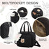 Bulyoou Small Diaper Bag Tote, Multifunction Bag with Silicone Pacifier Holder Case Travel Crossbody Handbag