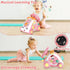 Toddler Toys for 1+ Year Old Girls - Music Learning Toys with Car, Sound, Lights, Multi-Functional Birthday Gift