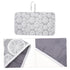 Travel-Friendly Diaper Changing Pad - Reusable Cushion for Boys with Gray Lemon Design