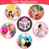11 Holes Balloon Sizer Cube Box, Catcan 2-10 Inch Collapsible Plastic Balloon Size Measurement Tool for Party Balloon