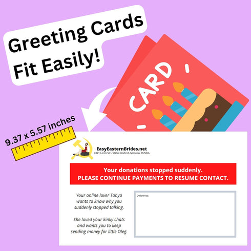17 Prank Envelopes - Funny Pranks for Adults, Practical Jokes by Mail, Birthday & Holiday Card Envelopes