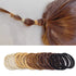 Baby Girls Hair Ties - No-Metal Hair Elastics Ponytail Holders (2 mm x 2.5 cm, Black)