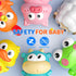 6 Packs 1-3, 2-4, 1 2 3 12-18 Light Up Bath Toys for Kids Ages Farm Animals Bathtub Toys for Toddlers Water Pool Toys