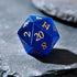 FTNNGIME 1PCS D20 25mm 20 Gem DND Dice - Sided Crystal Cat Eye D&D Dice for Dungeons and Dragons, RPG, Roleplaying