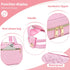 Diaper Clutch Bag with Wipes Pocket, Mini Organizing Pouches for Baby Travel Essential, Stroller Diaper Bag, Pink