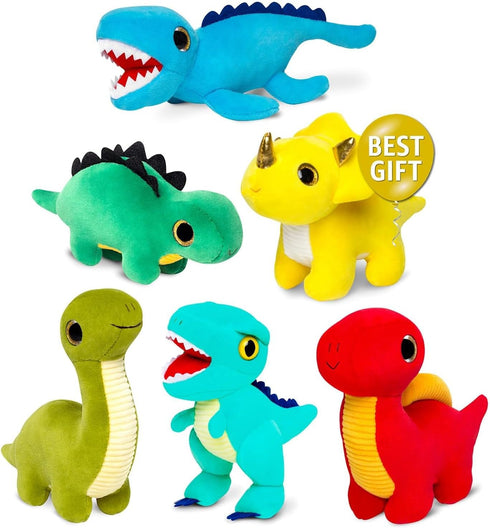Naturally KIDS Stuffed Animal, Toddler Gifts for Boys, Girls, Plush Dinosaur Toys