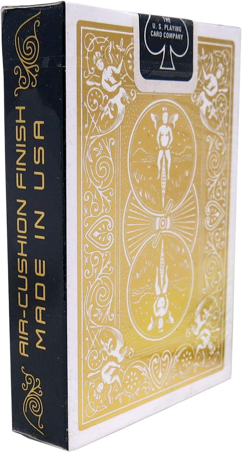 Bicycle Rider Back MetalLuxe Playing Cards, Gold Foil Edition