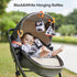 TUMAMA High Contrast Shapes Baby Toys, Black and White Stroller Toy for Car Seat, Plush Rattles for 0-12 Months (4