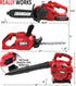 Set Trimmer Power Garden Tools for Kids Battery Operated Toy Leaf Blower, Hedge and Chainsaw Pretend Play for Boys