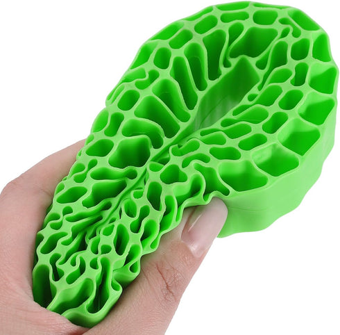 INJORA Silicone Rubber Insert Foam for 1.9" Wheel Tires, 118-122mm 4.75" OD, Large Green