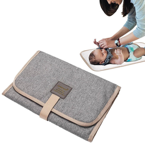 Generic Foldable Changing Pad - Polyester Waterproof Comfortable Portable Diaper Pad Changing Mat | with Magic Stickers