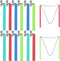 Meooeck Giant Bubble Wands - 16 Pcs Big Bubble Maker for Outdoor Bubble Toys, Birthday Party Favors for Adults Boys