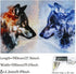 Bgraamiens Puzzle - Ice VS Fire - 1000 Pieces Fantasy Double Exposure Wolf Puzzle for Adults