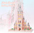 Set Micro Mini Building Blocks Pink Church Model Building Famous Architecture Model Building Kit