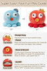 GauJat 6-12 120 Tummy 1-3, Bouncing Octopus Baby Toy, Musical Crawling Toy for Months, Talking Recording Repeat Plush