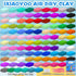 104 3-12 Ixiaoyoo Air Dry Clay for Kids, Colors DIY Magic Modeling Clay Kit, Soft & Non-Sticky, Arts & Crafts Modelling