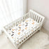 innewgogo 1 Pack 52" 28" Cute Pets Dogs Hearts Print Baby Cotton Fitted Crib Sheet for Boys Girls Soft Breathable