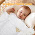 Cacooba Baby Blanket Neutral Baptism Easter Gift for Toddler Newborn Christening Gifts for Boys Girls White Knit