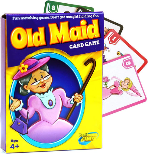Continuum Games Old Maid Classic Card Game for Children Ages 4 & Up