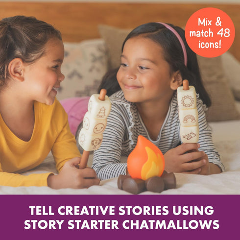 Set 4+ Educational Insights Campfire Chatmallows Creative Story Cubes & Social Skills Activities, Conversation Starter