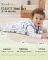 18-24 1.5 2-Way 100% Yoofoss Baby Sleep Sack Months, Tog Baby Wearable Blanket with Zipper, Cotton Organic Fabric