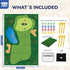 TOY Life Chipping Golf Game Mat, Indoor Outdoor Games for Kids & Family, Backyard Golf Set