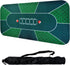 JIESITE 71 x 36Inch Texas Hold'Em Poker Mat Portable Rubber Poker Table Top