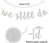 Glitter Silver We Still Do Banner, Wedding Anniversary Sign - Engaged Vow Renewal Party Decoration