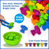 Counting Toys for Toddlers, Rainbow Koala Counters with Sorting Bowls for Preschool Learning Supplies