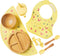 Bamboo & Silicone Baby Feeding Set 8 PCS | Baby Led Weaning