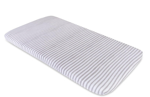 2 Pack 100% Ely's & Co. Waterproof Changing Pad Covers | Cradles Sheets - Jersey Cotton with Waterproof Liner - Neutral