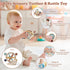 0-6 6-12 TYRY.HU Silicone Baby Teething Toys for Babies Months, Multi Purpose High Chair Toys with Suction Cup, Baby