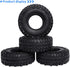 4PCS 1.9 Crawler Tires, Outer Diameter 114mm with Foam Inserts for 1/10 RC Rock Crawler Axial SCX10 SCX10 III