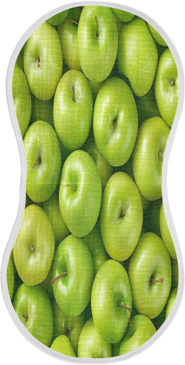 YETTASBIN Fresh Apples Muslin Baby Burp Cloth, Super Soft Absorbent Cotton Burp Rag