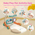 3 1 Tummy in Baby Activity Gym Center, Time Play Mat Gym, Baby Push Walker, Kick and Play Piano with Music and Light