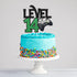Level 14 Game Birthday Cake Topper - Video Game Boy's 14th Birthday Level Up Party Supplies - Game On Winner Gaming