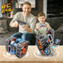 5-in-1 STEM Building Toys with LED Light, 604 PCS RC Tech Tank Robot Sleigh Gift for Kids Ages 6-12+