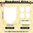 ReliThick 108 Pcs Blank Paper Shields for Kids DIY Cardboard Shields Craft to Decorate with Handles for Markers Crayons