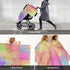 Hcpwzrf Pink Lime Green Purple Blue Polygon Art Baby Car Seat Cover & Nursing Cover - Breathable Stretch Multi-Use