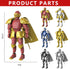 (6 Packs) Knight Action Figures, Medieval Action Figures,Knight Armor Action Figure,Multi-Jointed Movable Robot