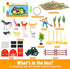 Set 3 4 5 6 7 Carolart Farm Sensory BinFarm Animals Sand Kit with Sensory SandBarn Sandbox with TractorSensory Play