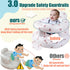 Bavbiiy 3-36 Upgraded Inflatable Baby Seat for Babies Months, Inflatable Baby Chair Sit Me Up Floor Seat for Baby, Back