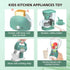 Kitchen Appliances Toys - Toy Kitchen Set with Blender, Coffee Maker, Mixer, and Toaster for Kids Ages 3+