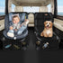 Car Seat Protector Covers for Child Carseat, Waterproof Non-Slip 600D Fabric with Storage Pockets, Large Size (Black)