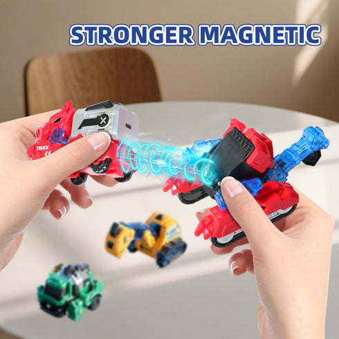 Toys,6 1 Set,Educational 3 4 5 6 VEAIS Magnetic Transform Dinosaur Robot in Transforming Robots Toy for Kids,Easy DIY