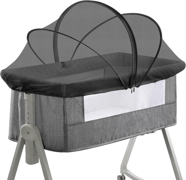jiangcha Bassinet Cover for Cats - Mosquito Net Cover for Bassinet Bedside Sleeper